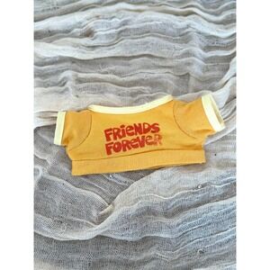 90s Ziggy 8" doll tshirt Friends Forever American Greeting Cards orange clothing